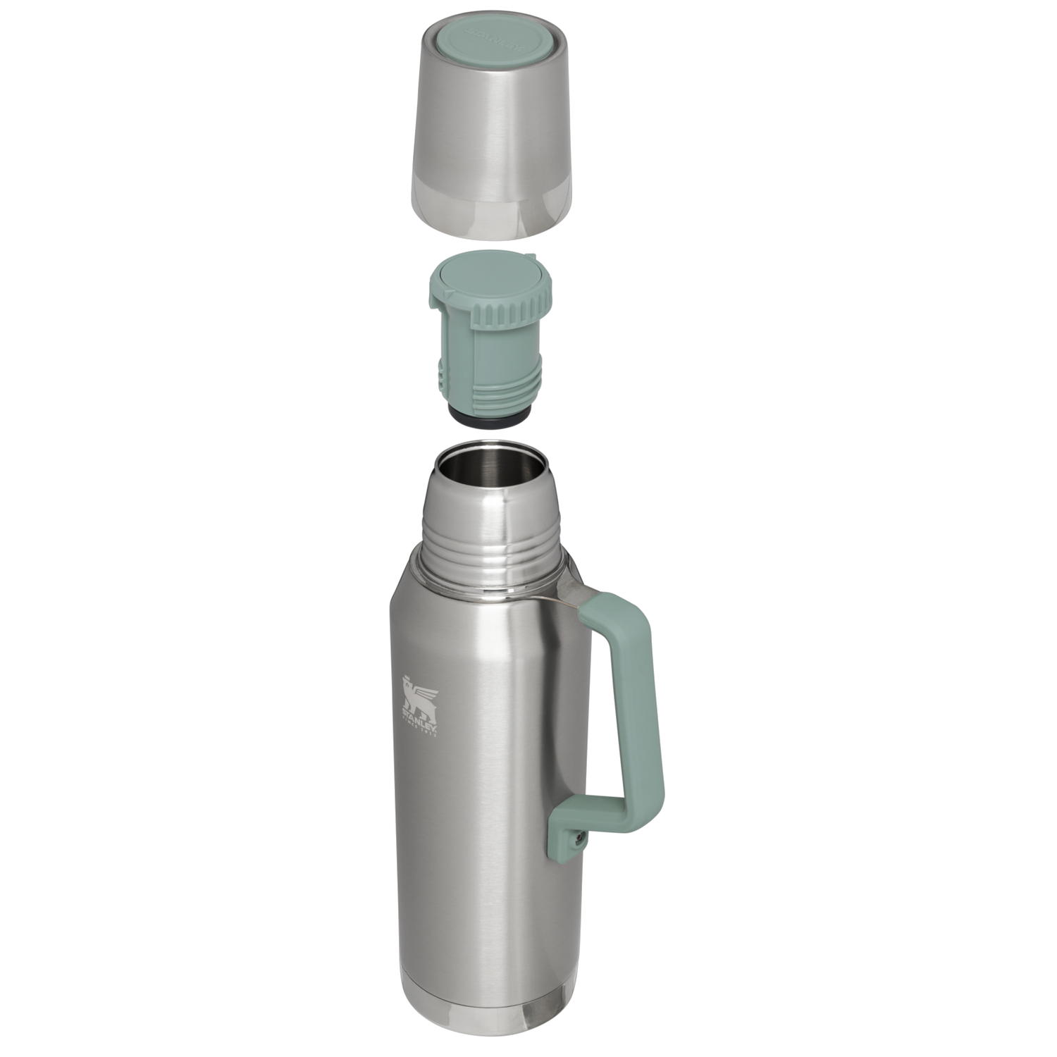 Stanley 1913 Forge Thermal Bottle 1.4 QT in Stainless Steel Shale | View 3