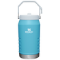 Stanley IceFlow 64 oz Stainless Steel Tumbler in Pool Blue with flip straw lid