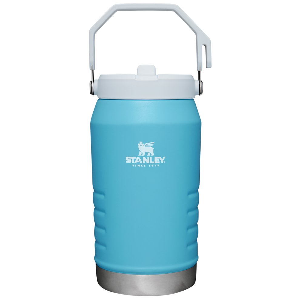 Stanley IceFlow 64 oz Stainless Steel Tumbler in Pool Blue with flip straw lid