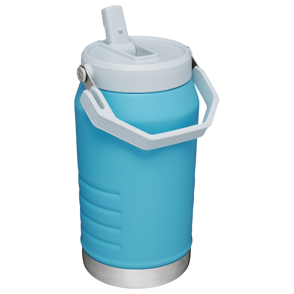 Stanley IceFlow 64 oz Stainless Steel Tumbler in Pool Blue with flip straw lid