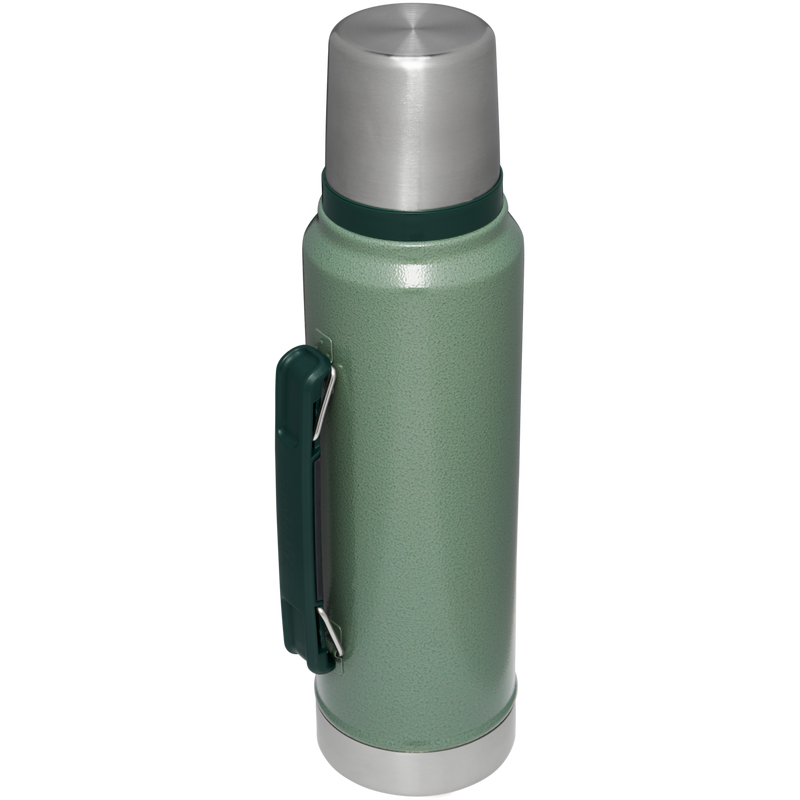 Stanley 1913 Classic Legendary Bottle 1.1 QT in Hammertone Green | Back View