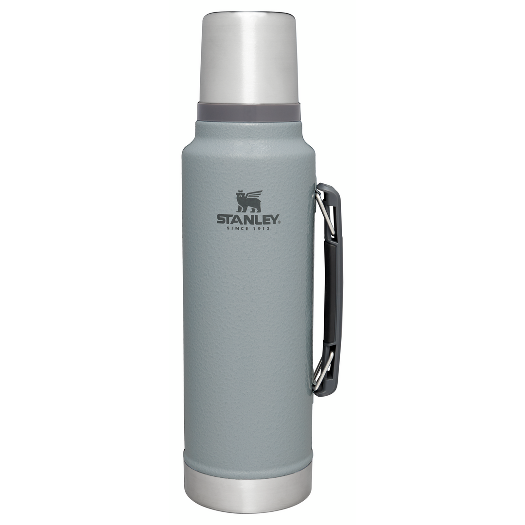 STANLEY Classic Stainless Steel Vacuum Insulated Thermos Bottle, 1.5 Quart  