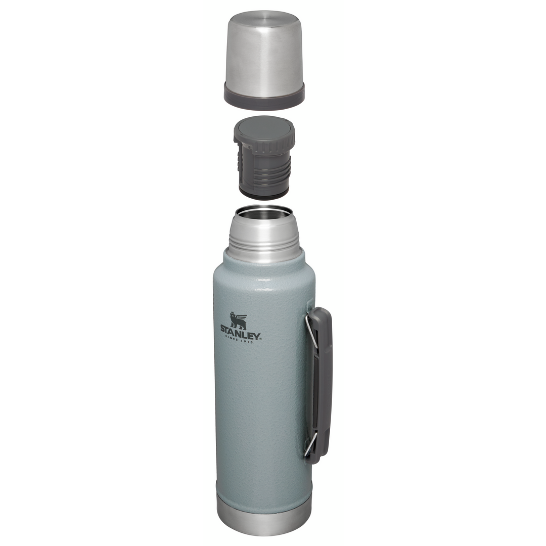 Stanley Classic Stainless Steel Vacuum Insulated Thermos Bottle, 1.5 qt -  NEW