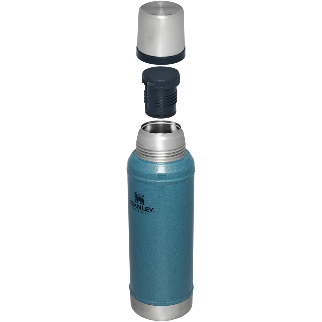 Stanley Legendary Classic Hammertone Ice Grey Vacuum Bottle (Thermos Flask)  1L