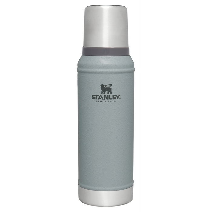 Leakproof Stainless Steal Classic Legendary Bottle in Hammertone Silver