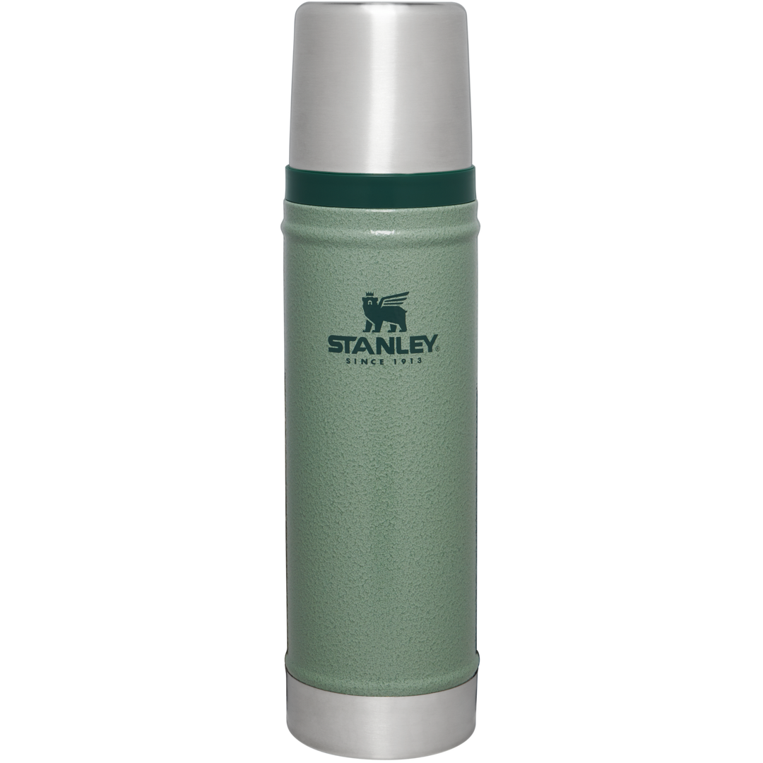 Stanley Stainless Steel Vacuum Thermos Bottle 1.4 Qt 1.3 L White 28 Hrs Hot