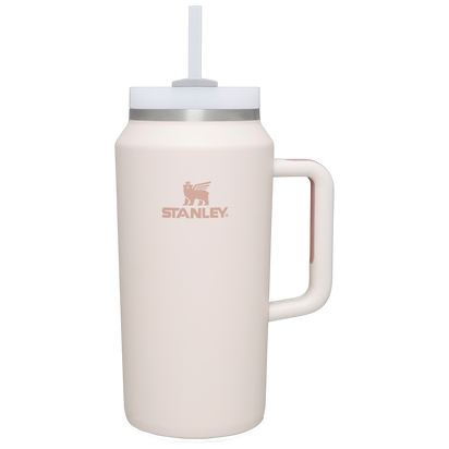 Stanley 1913 The Quencher H2.0 FlowState™ Tumbler  64 OZ in Rose Quartz | Front View