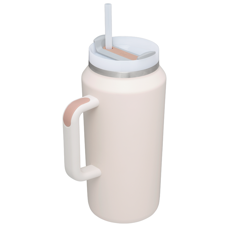 Stanley 1913 The Quencher H2.0 FlowState™ Tumbler  64 OZ in Rose Quartz | Back View