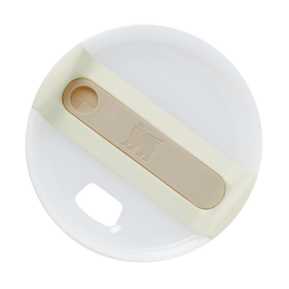 Stanley 1913 The Quencher H2.O FlowState™ Tumbler Lid 20 OZ to 30 OZ in Milky White | Lid View