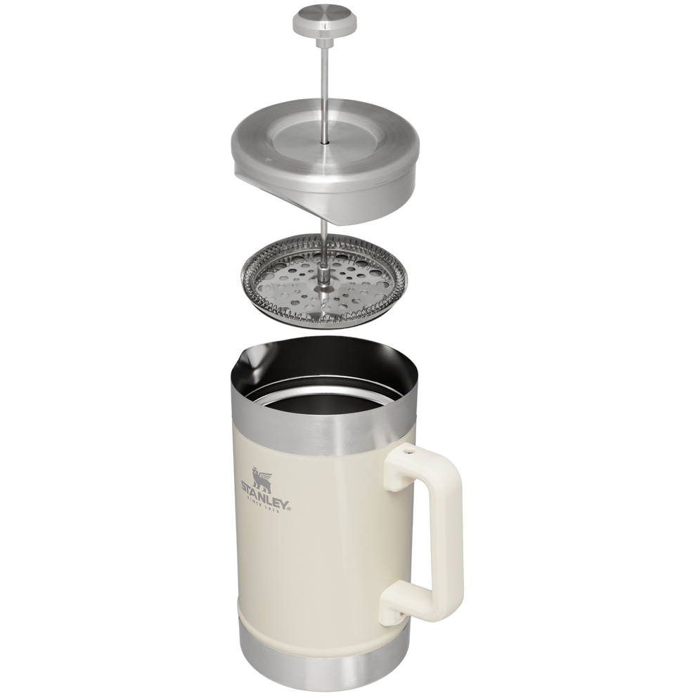 Stanley Stainless Steel Stay Hot French Press in Cream Gloss