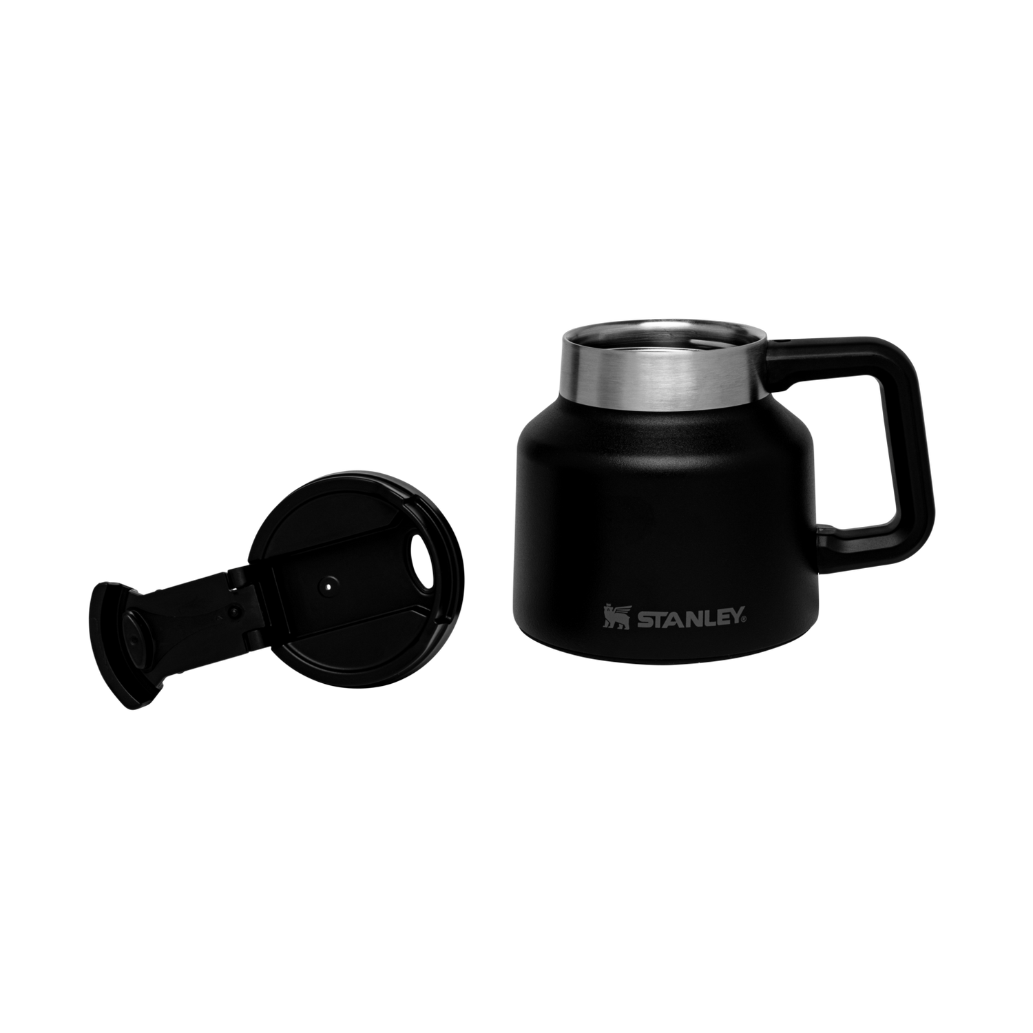 Stanley 1913 Adventure Tough-To-Tip Admiral's Mug in Matte Black