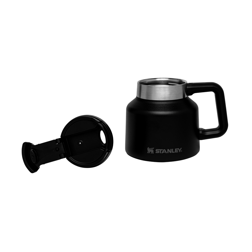 Stanley 1913 Adventure Tough-To-Tip Admiral's Mug in Matte Black