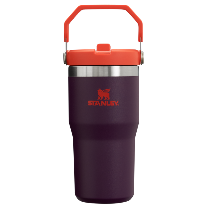 Stanley The IceFlow FlipStraw Tumbler Water Bottle 20 OZ In Plum Purple