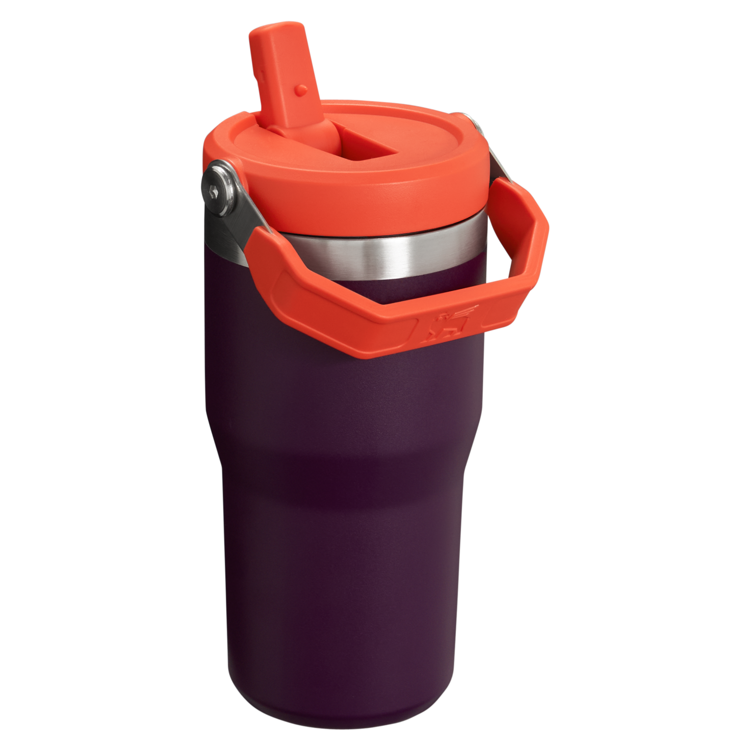 Stanley The IceFlow FlipStraw Tumbler Water Bottle 20 OZ In Plum Purple