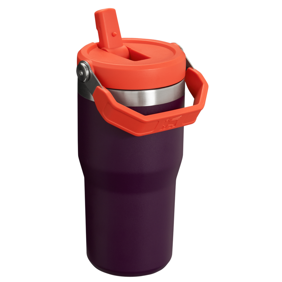 Stanley The IceFlow FlipStraw Tumbler Water Bottle 20 OZ In Plum Purple
