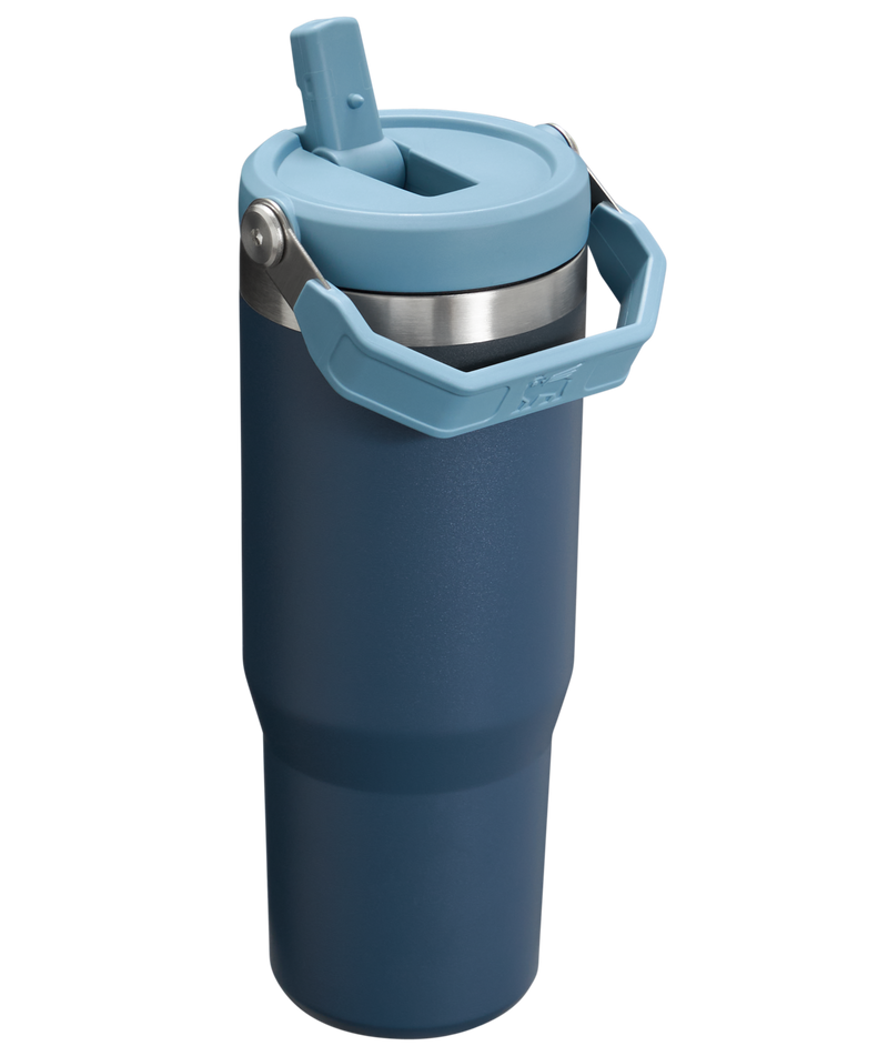 Stanley 1913 The IceFlow™ Flip Straw Tumbler 30 OZ in Navy | Back View