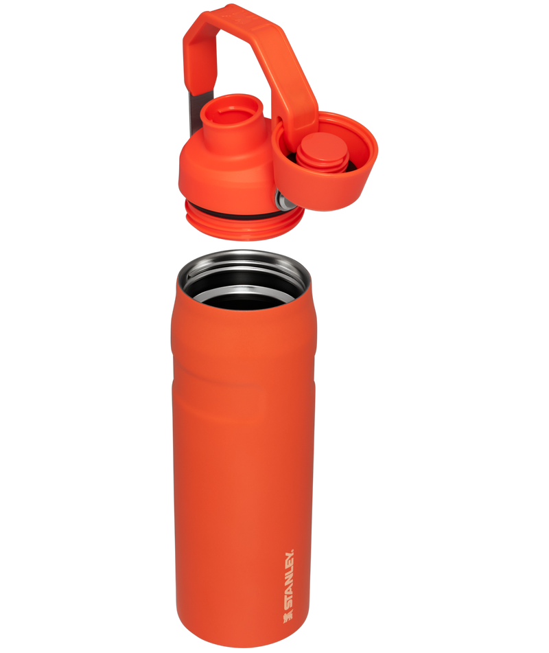 Stanley 1913 IceFlow™ Bottle with Fast Flow Lid 16 OZ in Tigerlily Plum | Cross Section View