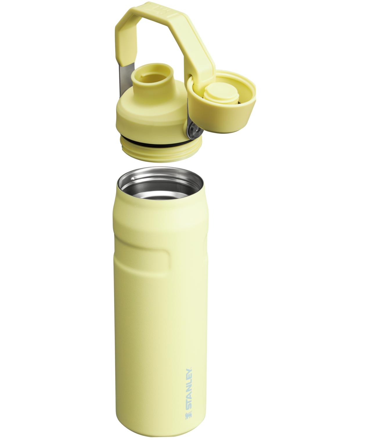 Stanley IceFlow Water Bottle with Fast Flow Lid 24 OZ In Pomelo Yellow