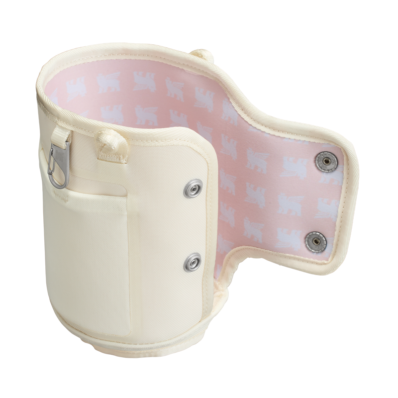 Stanley 1913 The All Day 40 OZ Quencher Carry-All in Cream | Open View
