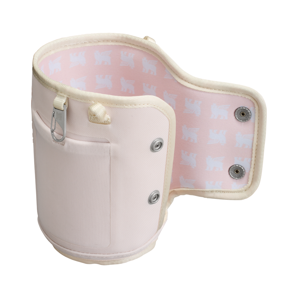 Stanley Carry-All 40 oz Quencher with Detachable Crossbody Straps in Rose Quartz pink