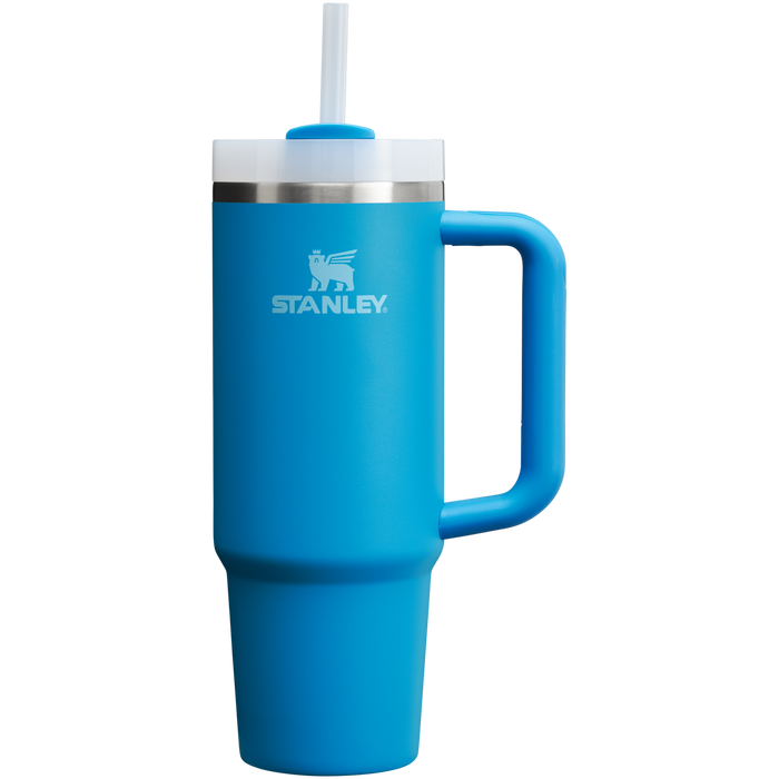 Stanley Quencher H2.O FlowState Tumbler Cup 30 OZ In Azure Blue