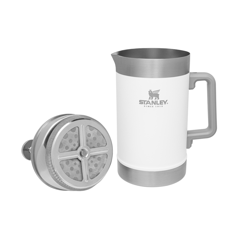 Stanley Stainless Steel Stay Hot French Press in Polar White