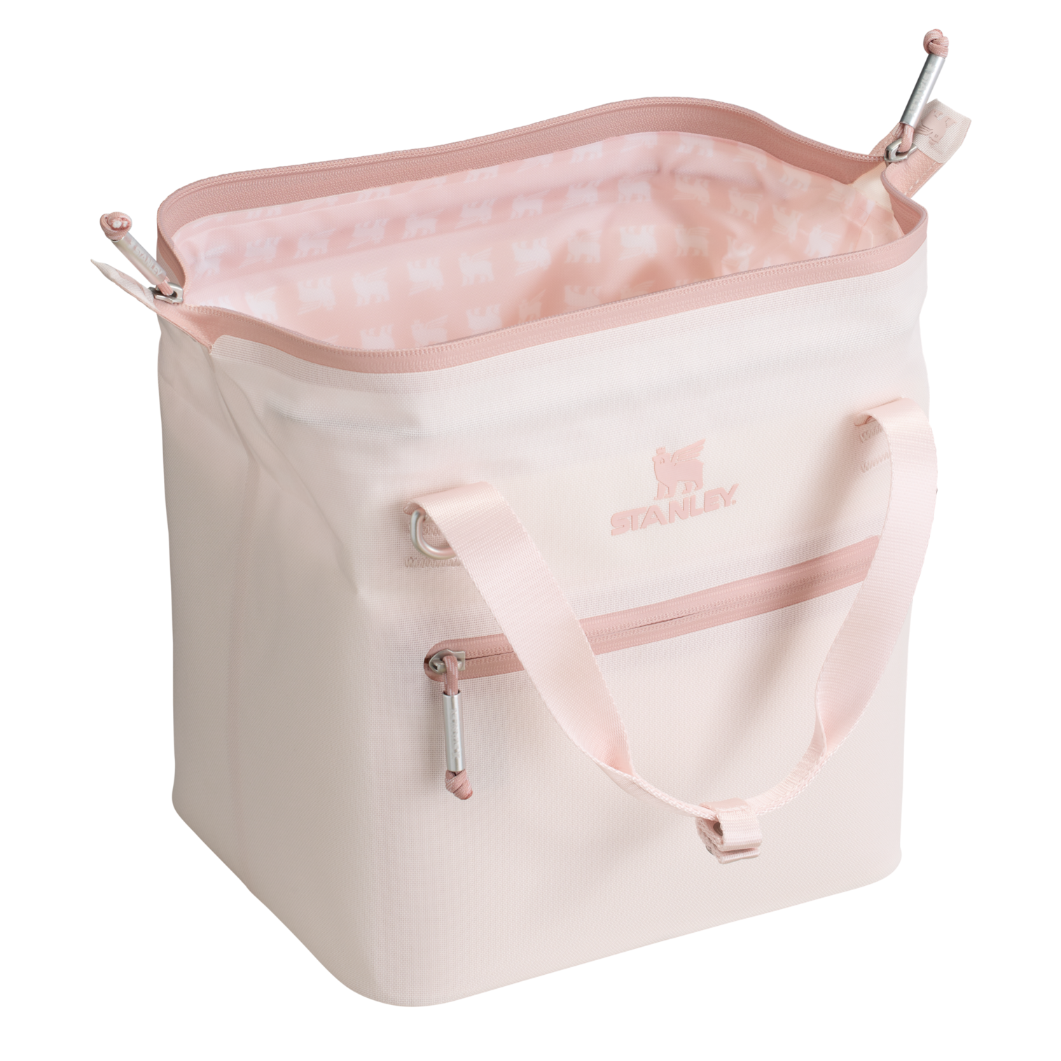 Stanley 1913 All-Day Julienne borsa frigo mini 7L - Manico superiore facile da trasportare - 100% poliestere riciclato - Apertura superiore con zip incernierata - Tracolla regolabile - Rose Quartz Stanley 1913 All-Day Julienne borsa frigo mini 7L - Manico superiore facile da trasportare - 100% poliestere riciclato - Apertura superiore con zip incernierata - Tracolla regolabile - Rose Quartz
