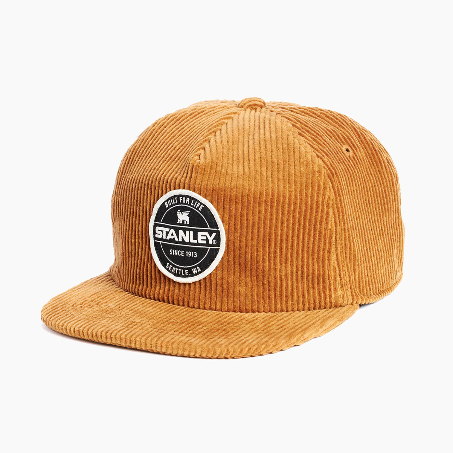 The Classic Patch Corduroy Cap: Ginger / One Size