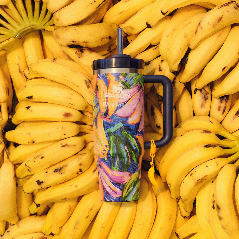 Stanley 1913 Stanley 1913 x FARM Rio Quencher® H2.0 Flowstate™ Tumbler 40 OZ in Farm Rio Painted Bananas