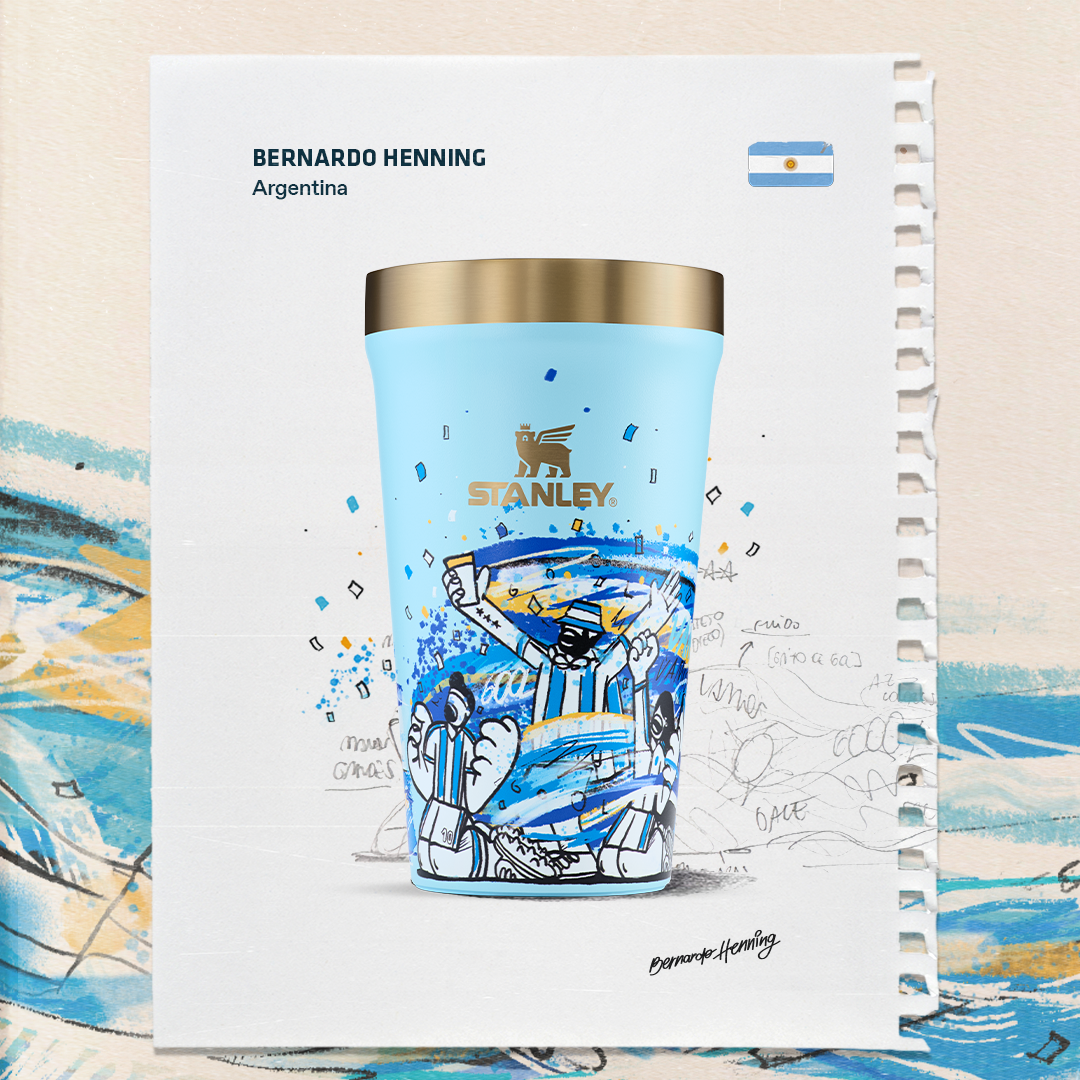 Stanley 1913 The Fútbol Artist Collection Everyday Tumbler 16 OZ in Argentina | View 9