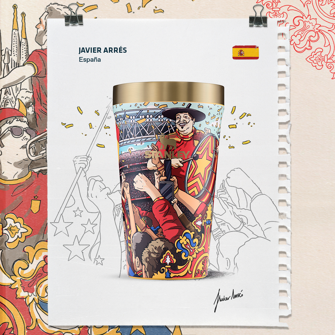 Stanley 1913 The Fútbol Artist Collection Everyday Tumbler 16 OZ in España | View 7