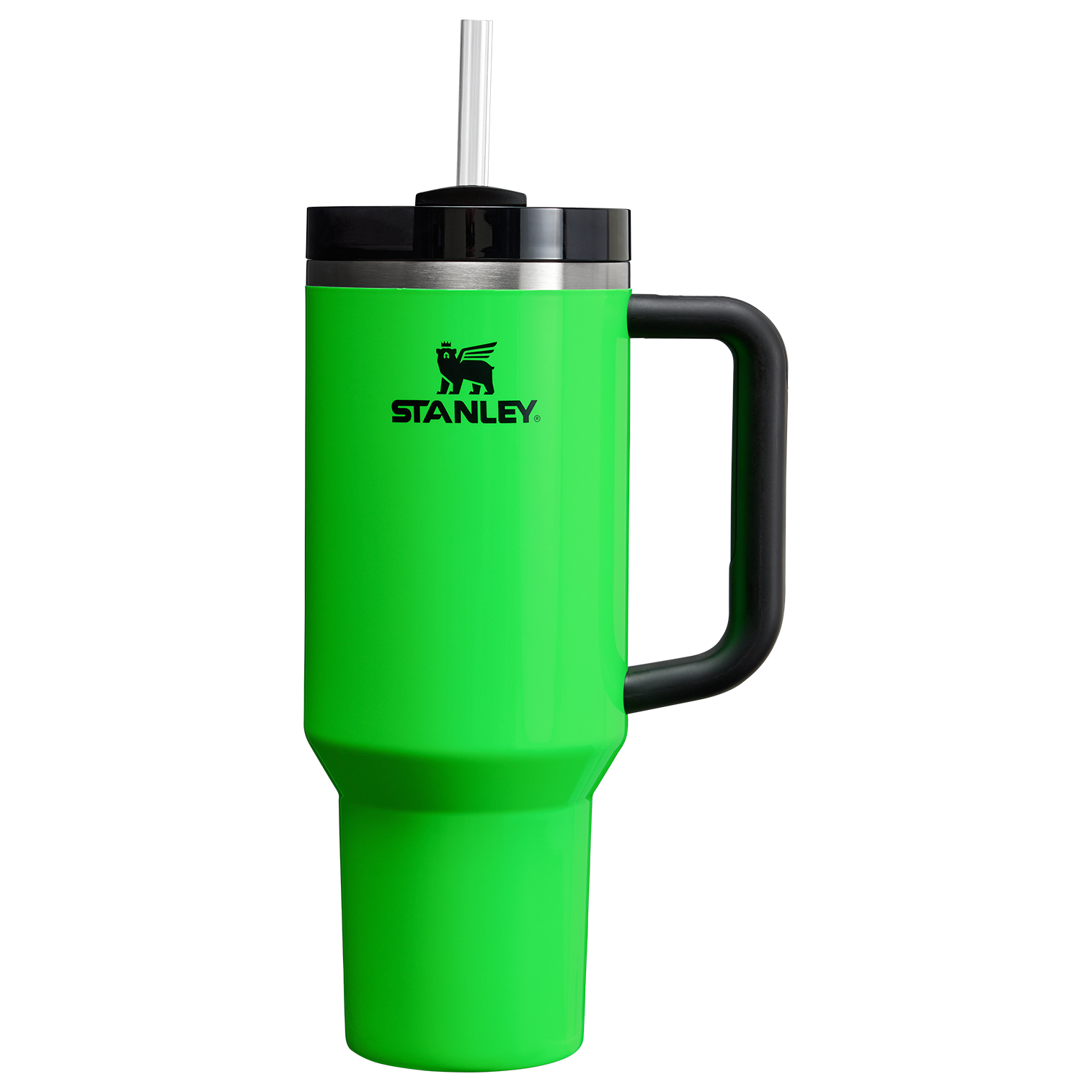 The Neon Quencher H2.0 FlowState™ Tumbler | 40 OZ - Stanley Create: Neon Green