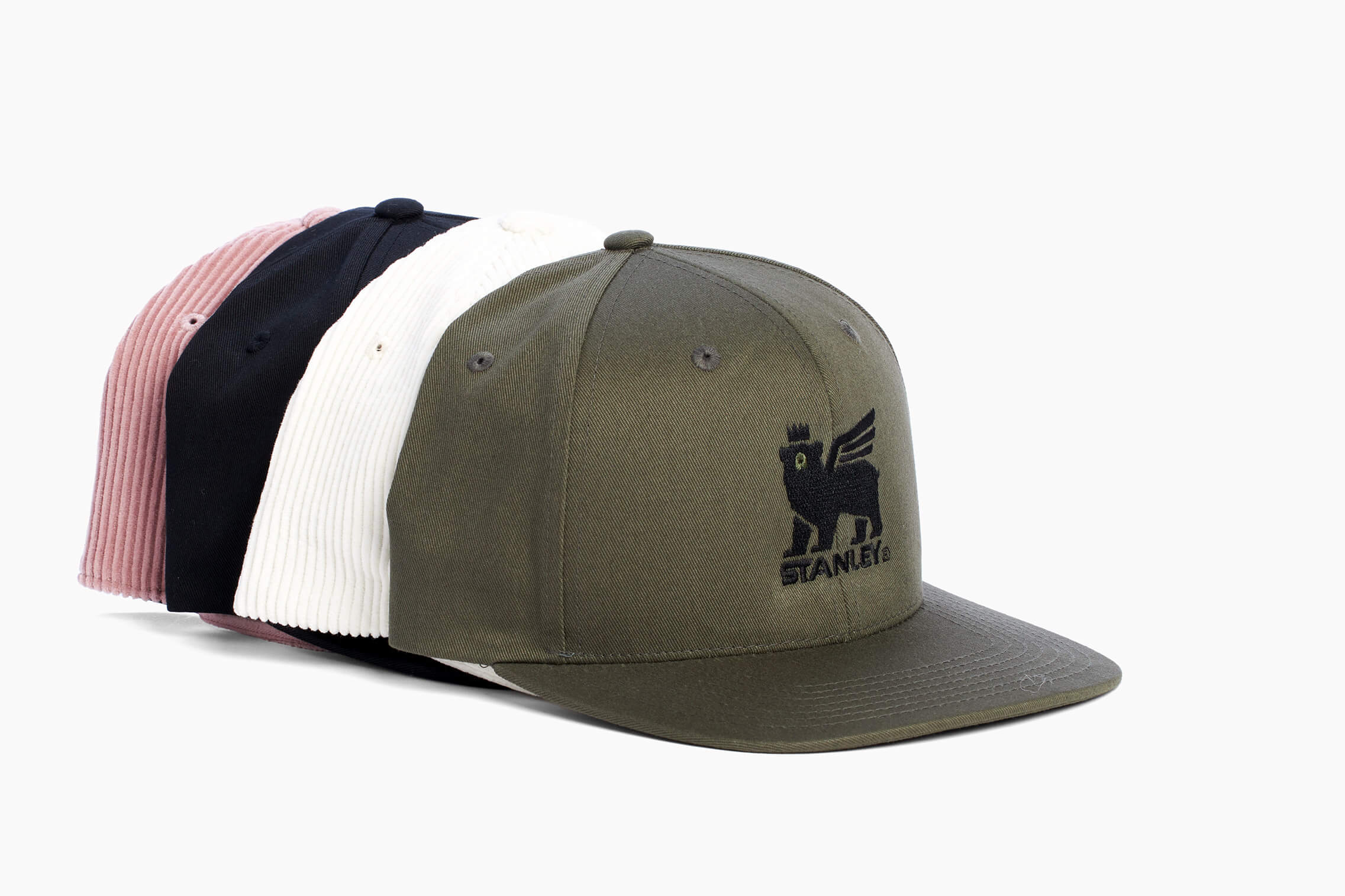 The Bear Snapback Cap: Olive / One Size