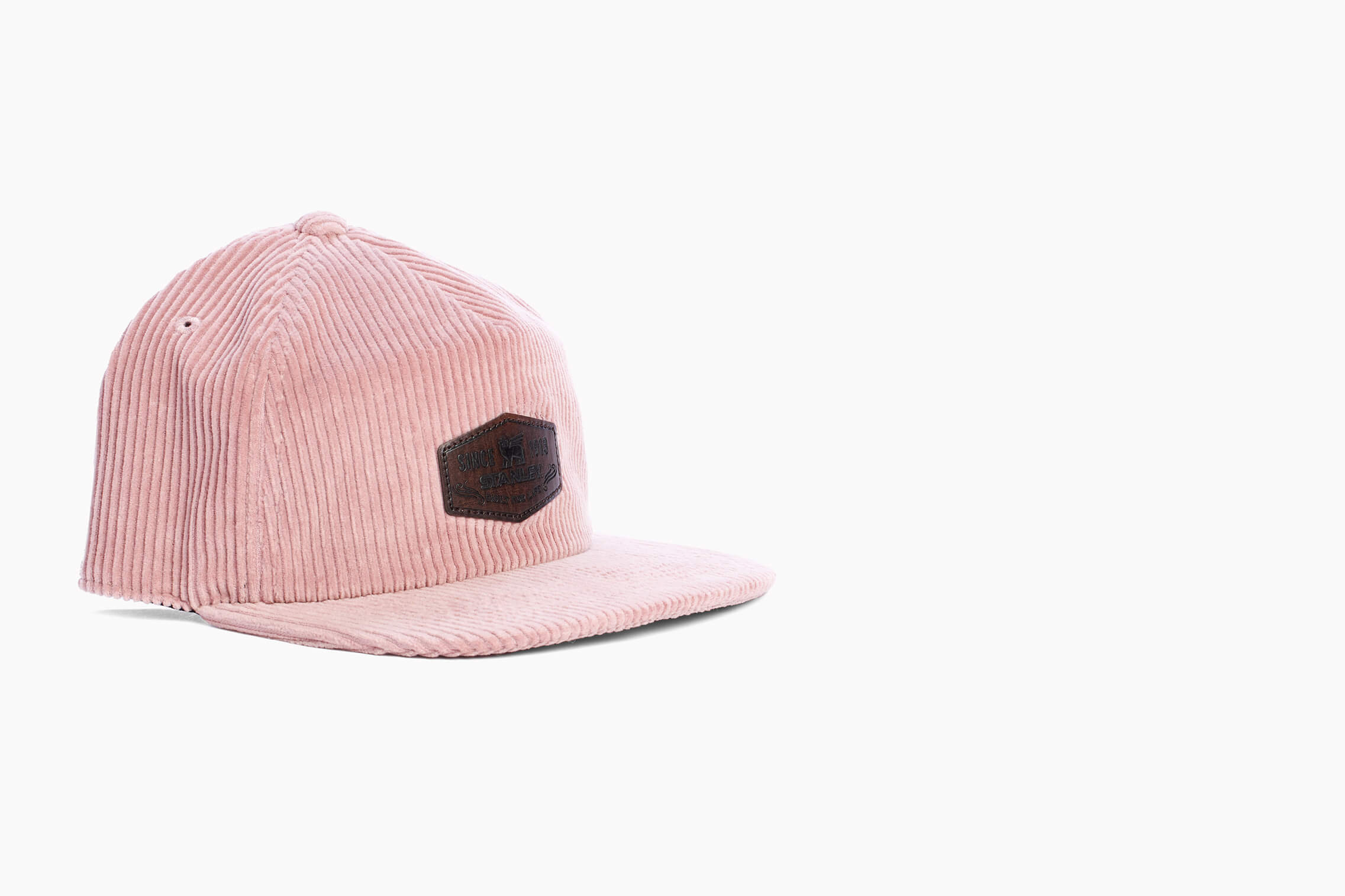 The Vintage Patch Corduroy Cap: Rose / One Size
