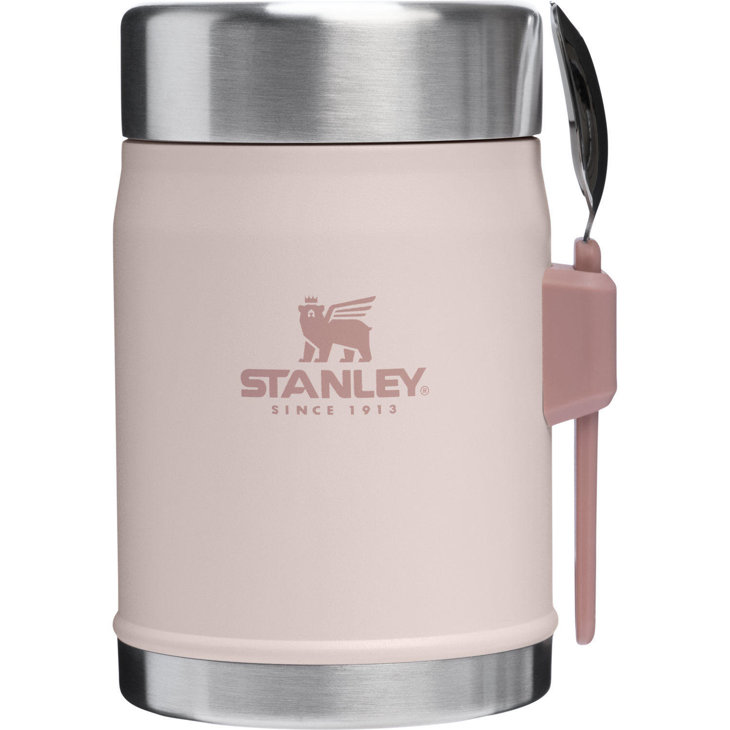 Stanley 1913 Classic Legendary Food Jar + Spork 14 OZ in Rose Quartz | View 1