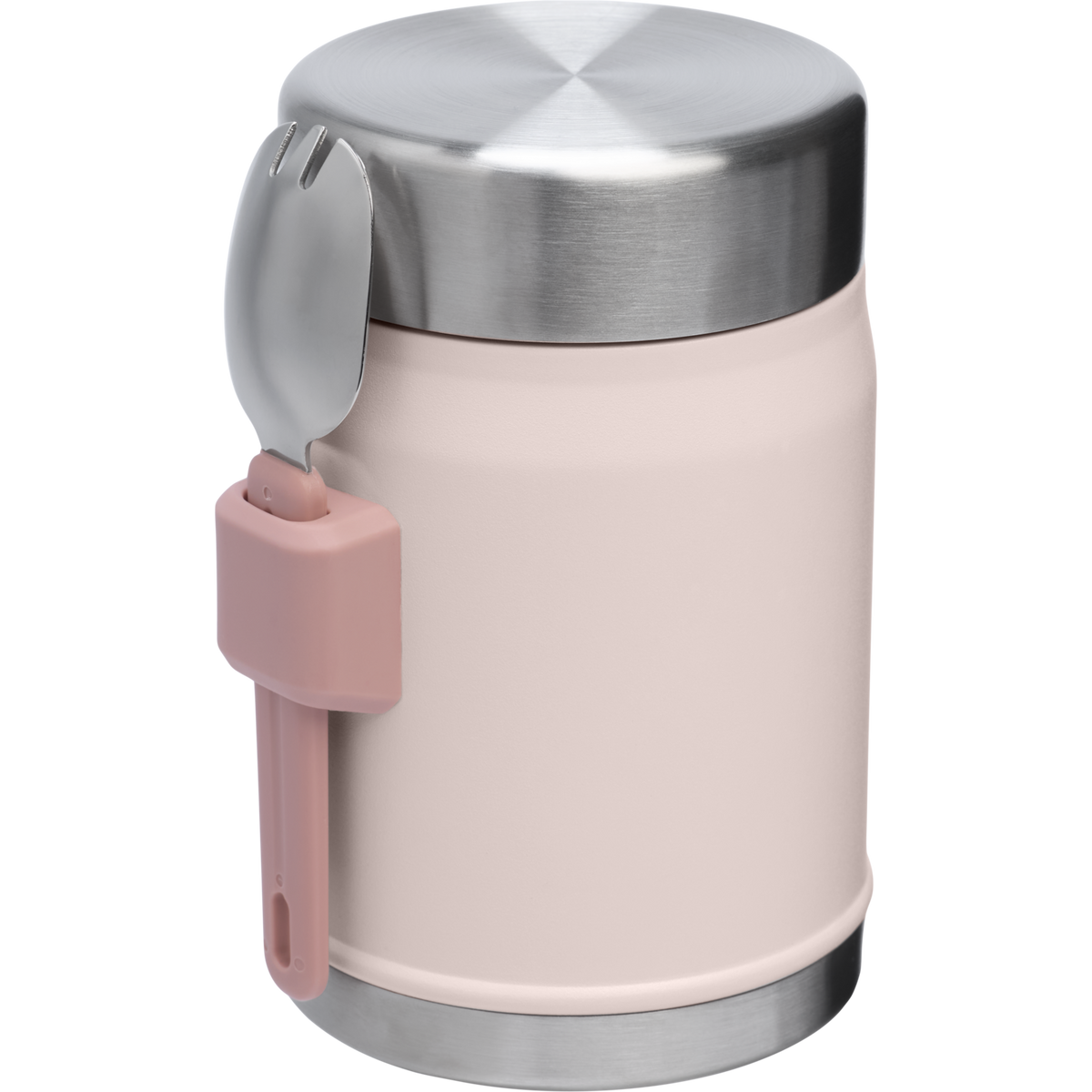 Stanley 1913 Classic Legendary Food Jar + Spork 14 OZ - Stanley Create in Rose Quartz | Back View