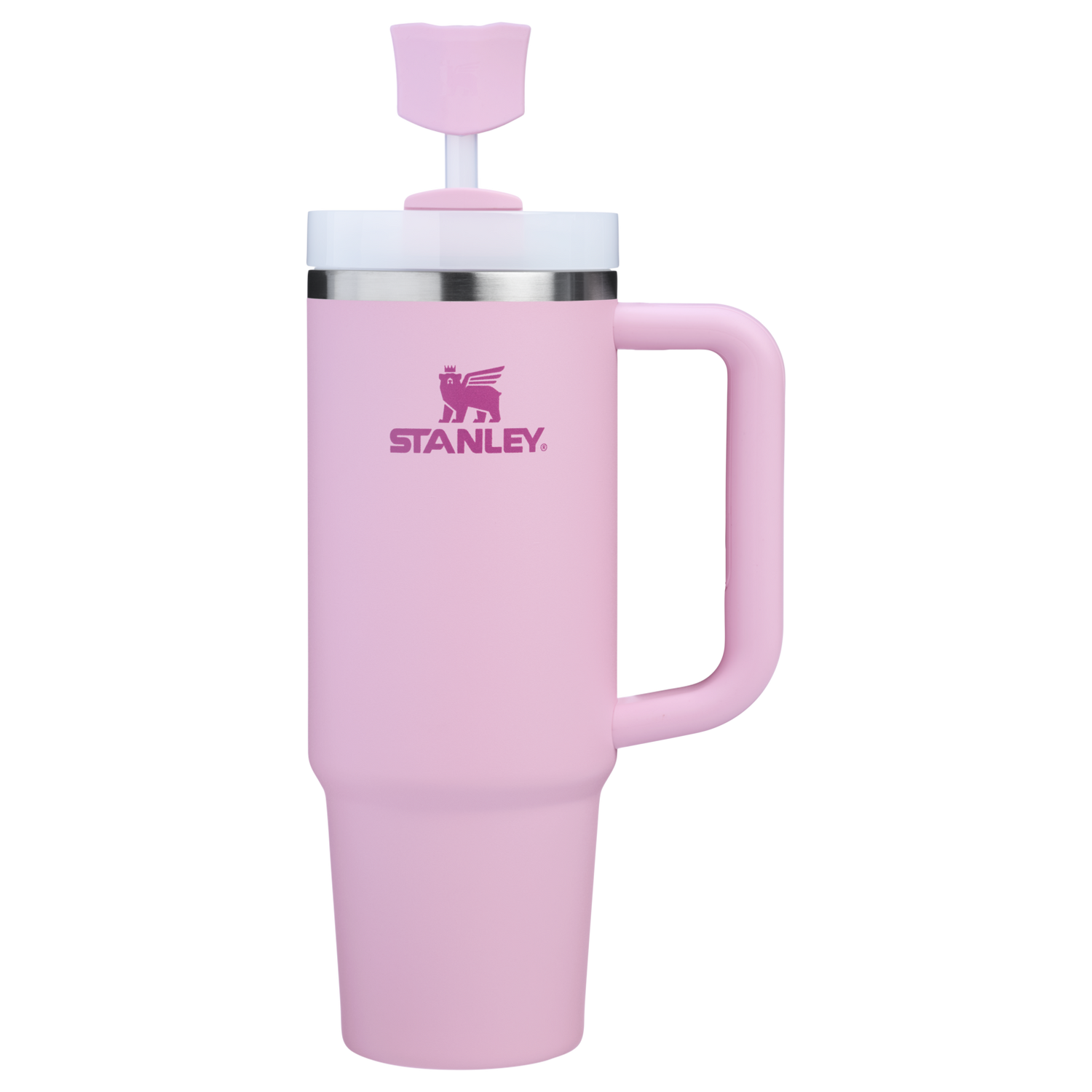 Stanley 1913 The Stay Smooth Straw Topper 2-pack in Cherry Blossom | View 1