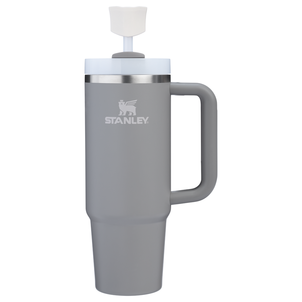 Stanley 1913 The Stay Smooth Straw Topper 2-pack in Pale Stone