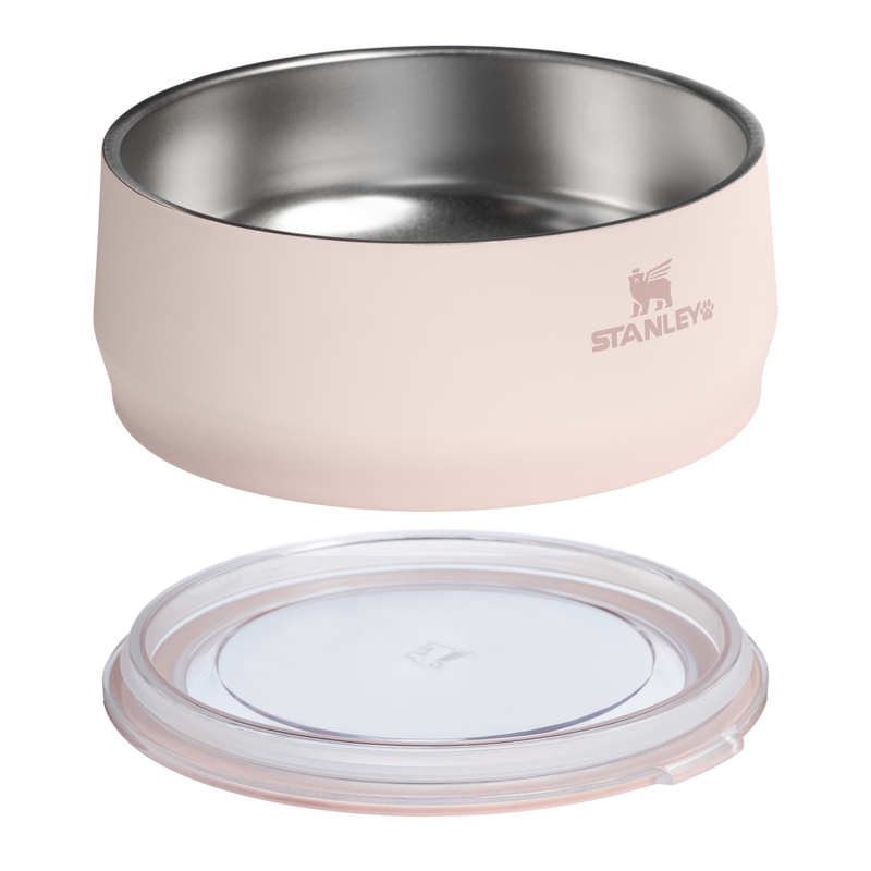 Stanley 1913 The Stanley Pet Bowl 3-cup 24 OZ in Rose Quartz | Cross Section View