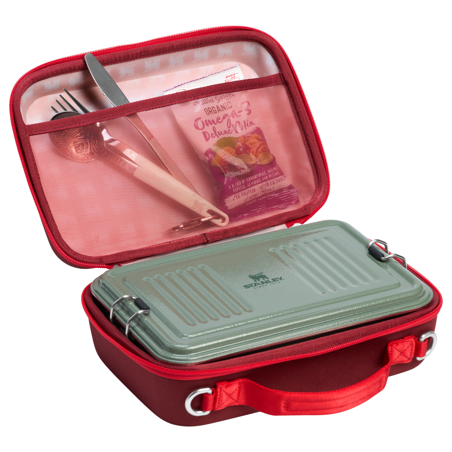 Stanley 1913 All Day Mini Lunch Box 4.2 QT in Cranberry | View 4