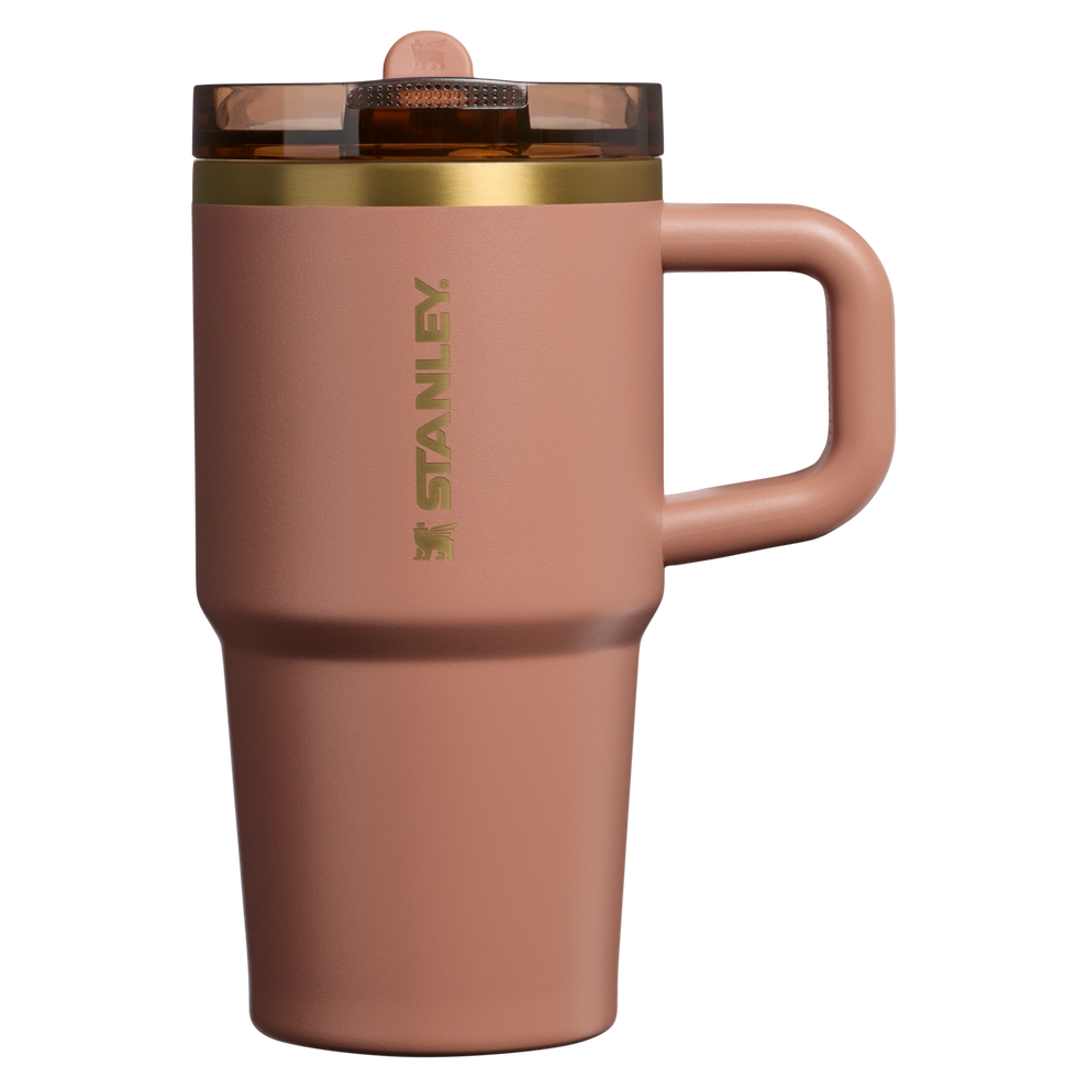 Stanley Quencher 20 OZ ProTour Flip Straw Stainless Steel Tumbler In Mocha Latte Brown