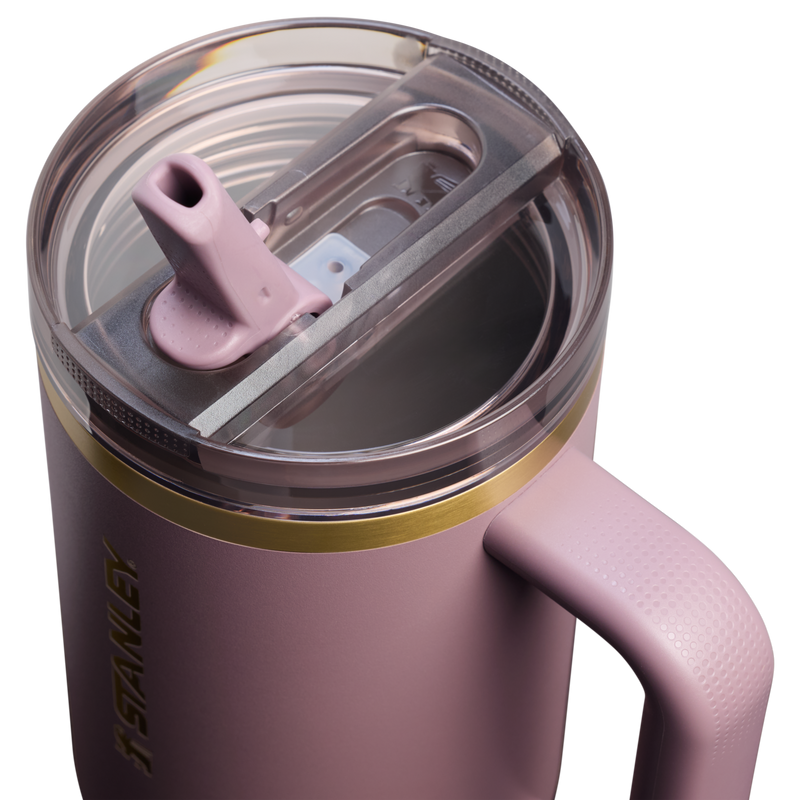 Stanley 1913 The Quencher ProTour Flip Straw Tumbler 40 OZ in Cashmere | Lid Detailed View