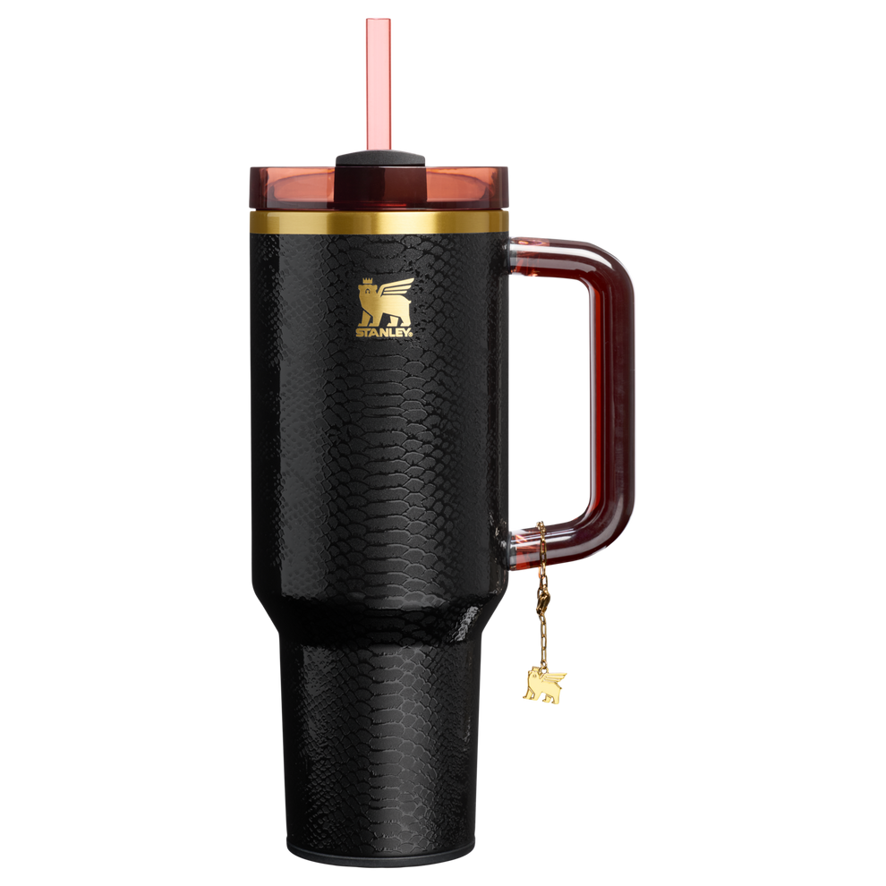 Stanley 1913 The Quencher® Luxe H2.0 Flowstate™ Tumbler in Black Snakeskin