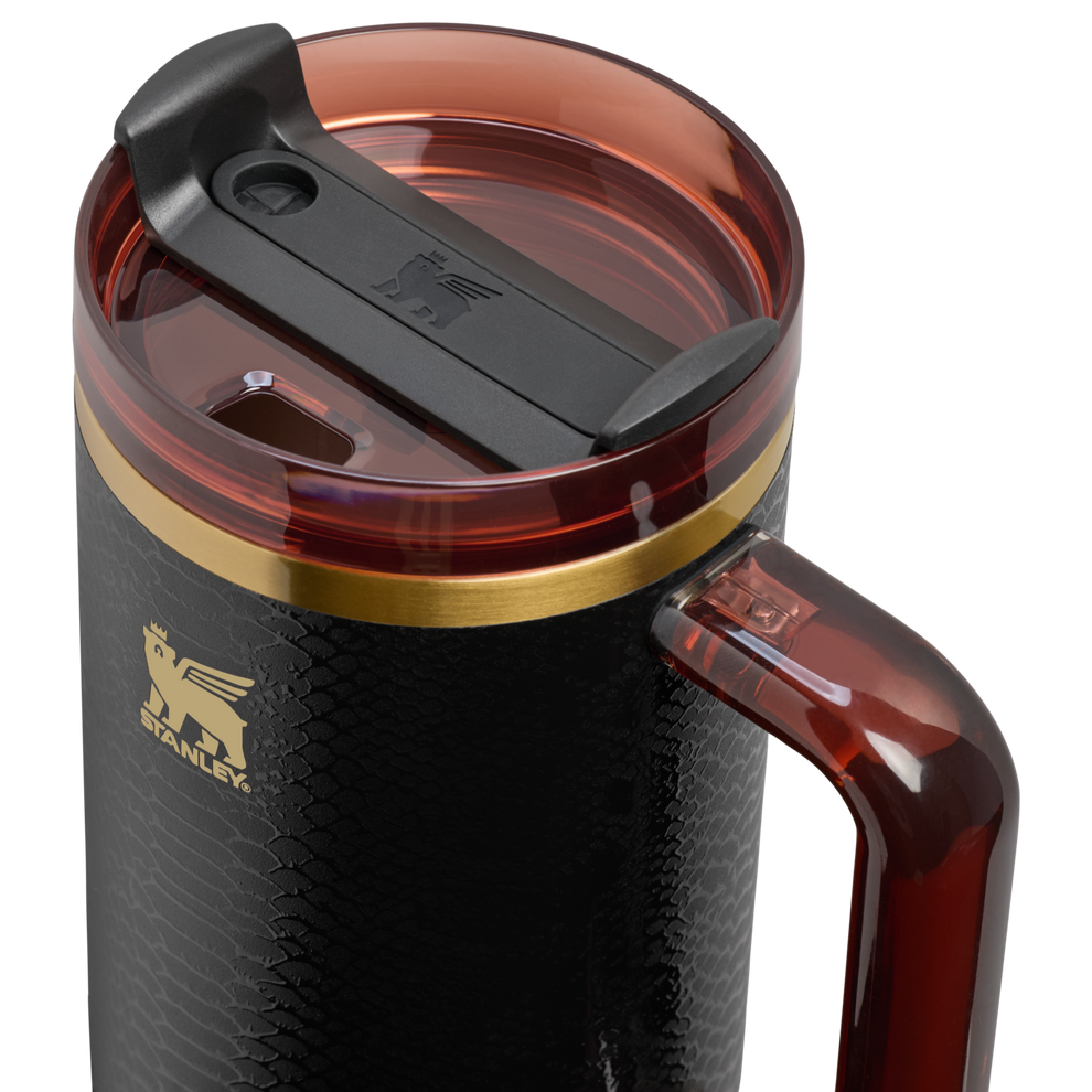 Stanley 1913 The Quencher® Luxe H2.0 Flowstate™ Tumbler in Black Snakeskin