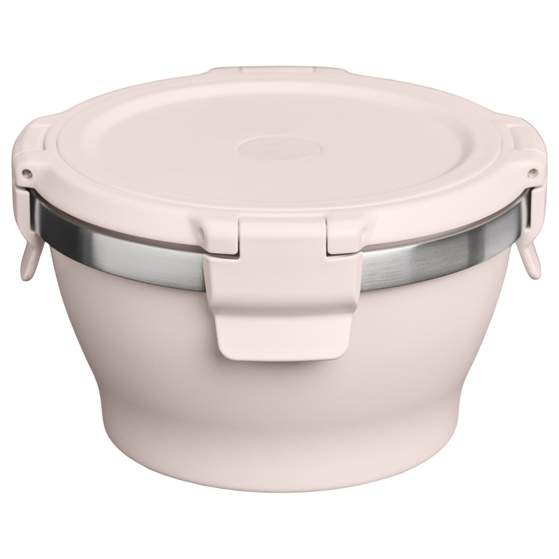 Stanley 1913 The Fresh-To-Table Leakproof Bowl 16 OZ in Rose Quartz | Back View