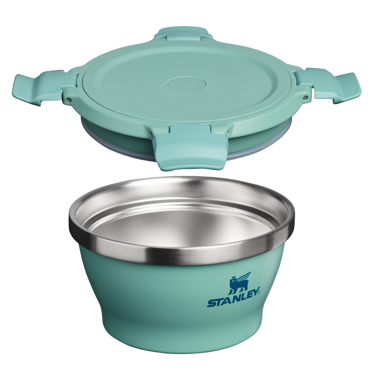 Stanley 1913 The Fresh-To-Table Leakproof Bowl 16 OZ in Spring Green | Cross Section View