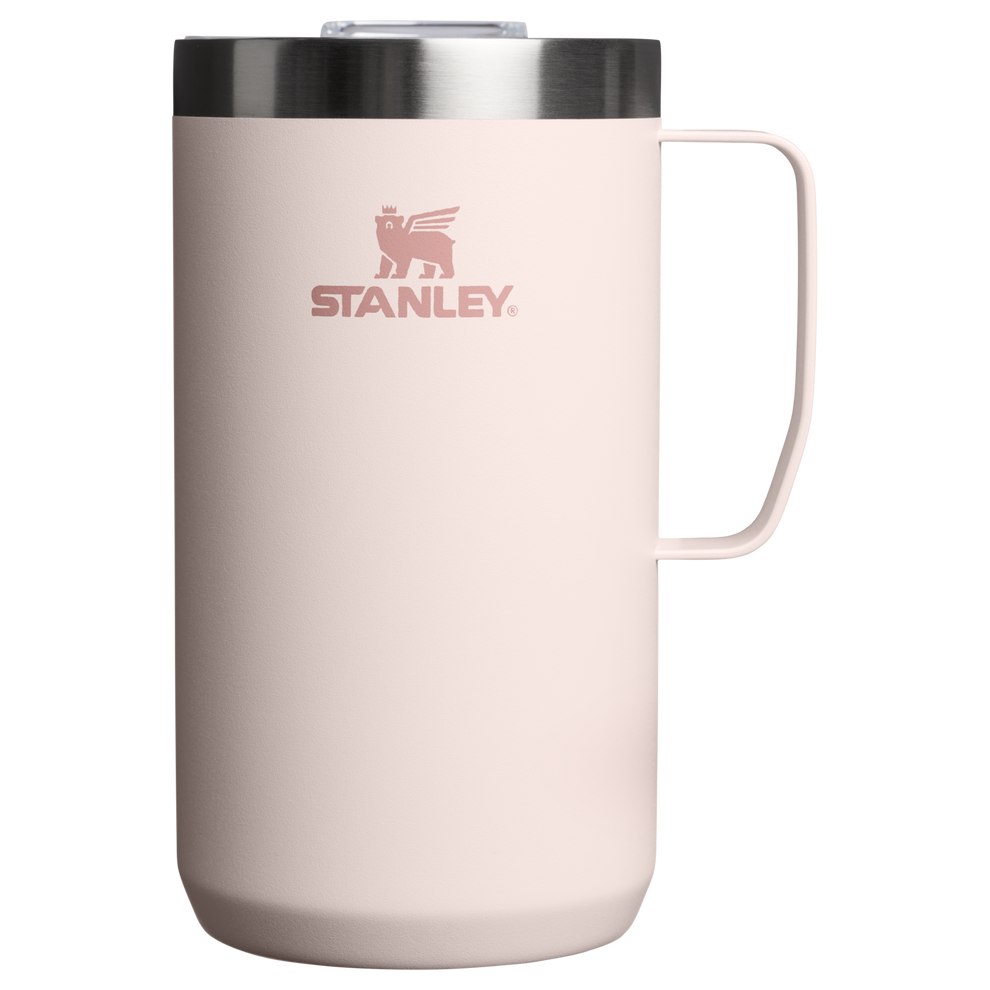Stanley 1913 The Stay-Hot Camp Mug 24 OZ - Stanley Create in Rose Quartz | Front View