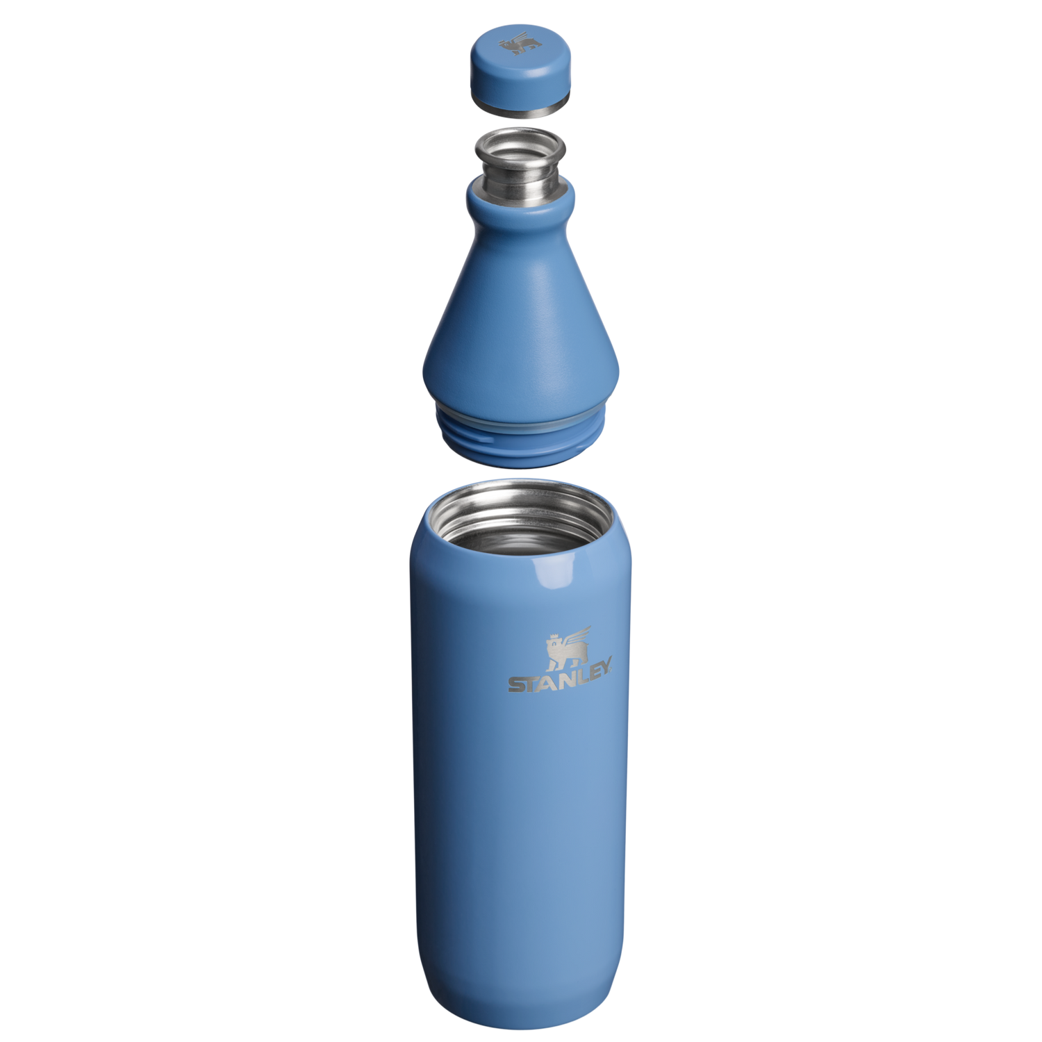 Stanley 1913 All Day Slim Bottle 20 OZ - Stanley Create in Blue Sky Gloss | View 1