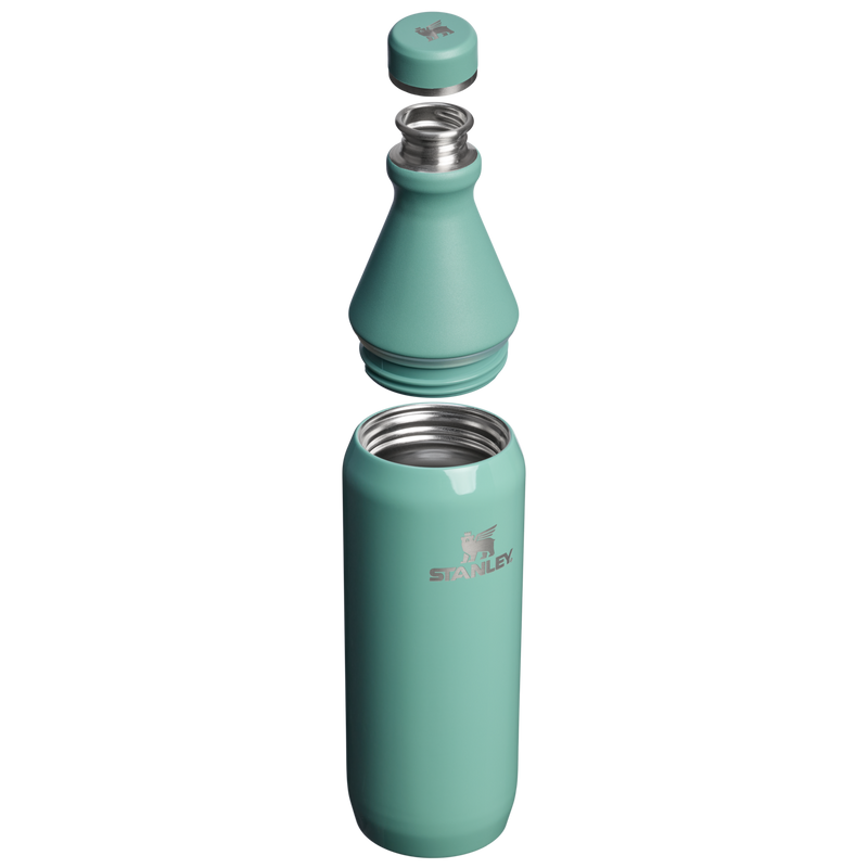 Stanley 1913 All Day Slim Bottle 20 OZ - Stanley Create in Spring Green Gloss | Cross Section View