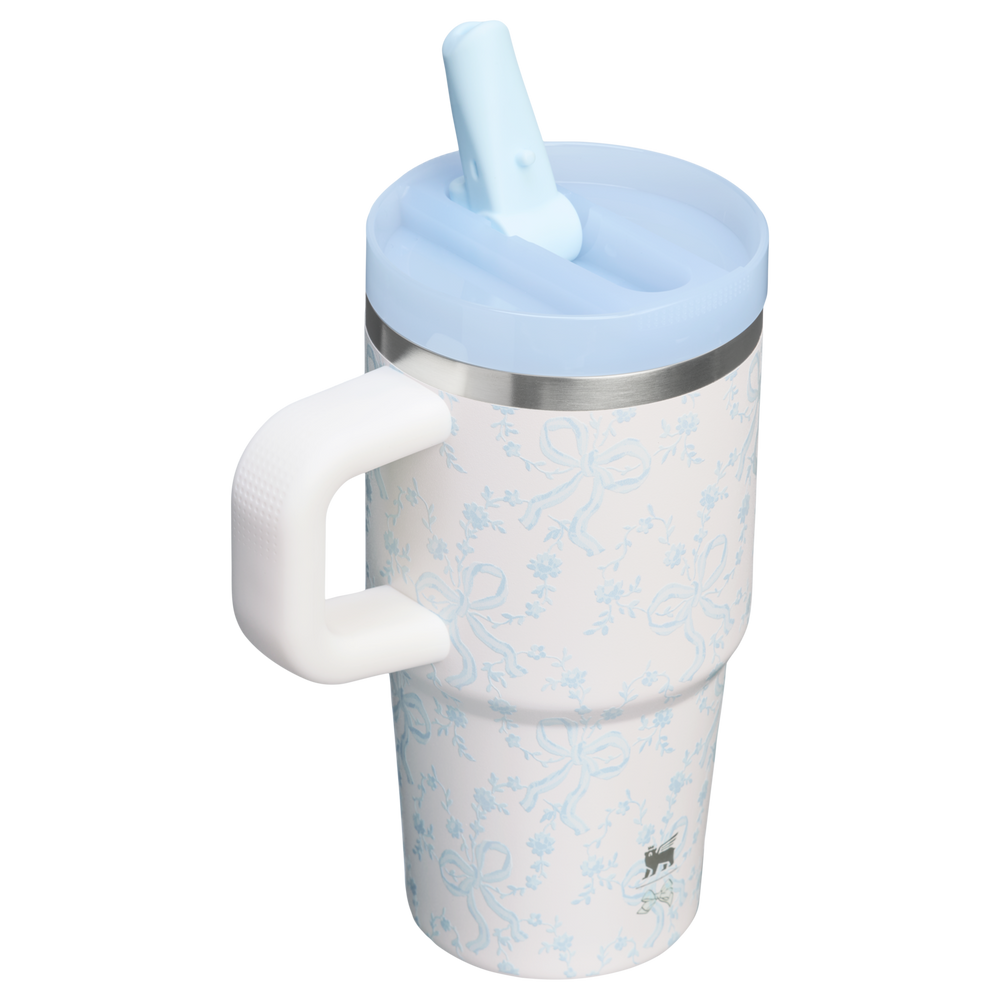 Stanley 1913 Stanley 1913 x LoveShackFancy Holiday Quencher® ProTour Flip Straw Tumbler 20 OZ in Coquette Bow Winter Ice | View 2